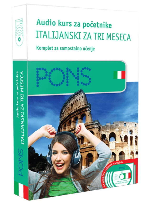 Audio kurs za početnike, italijanski za tri meseca